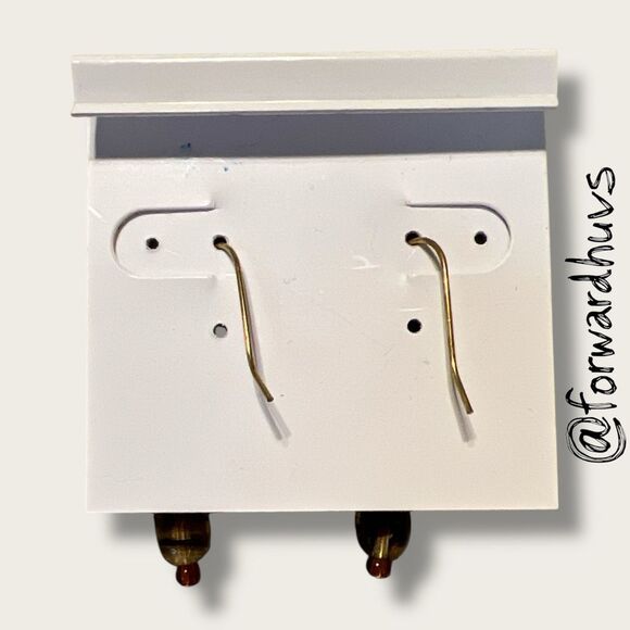 Bundle Sale 3 for $15 | Hand Crafted Brown-Tone Dangle Earrings - Picture 4 of 6